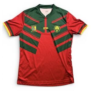 One Cameroon 3rd World Cup Pro Jersey 2022-2023 XL Soccer Red
